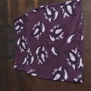 Charlotte Russe paisley mini skirt